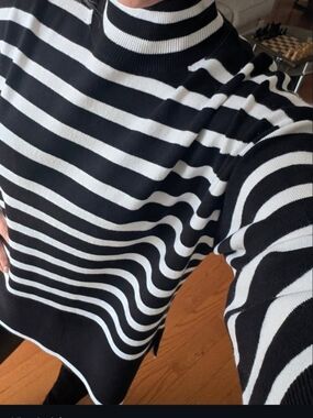 French Connection Turtleneck Wide Sleeve Sweater
